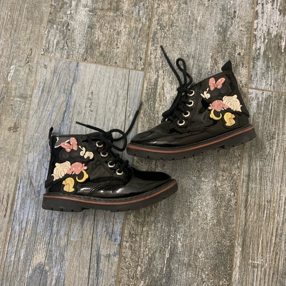 Zara Shoes Zara Boots With Minnie Mouse Appliqu Poshmark